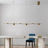 Modern Linear Gold Hanging Track Lights | Yedwo